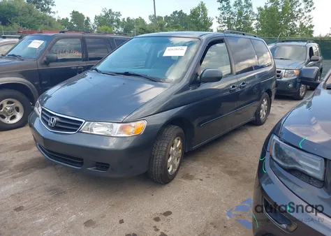 2004 Honda Odyssey Ex-L из США, поврежденный, VIN 5FNRL189X4B045459